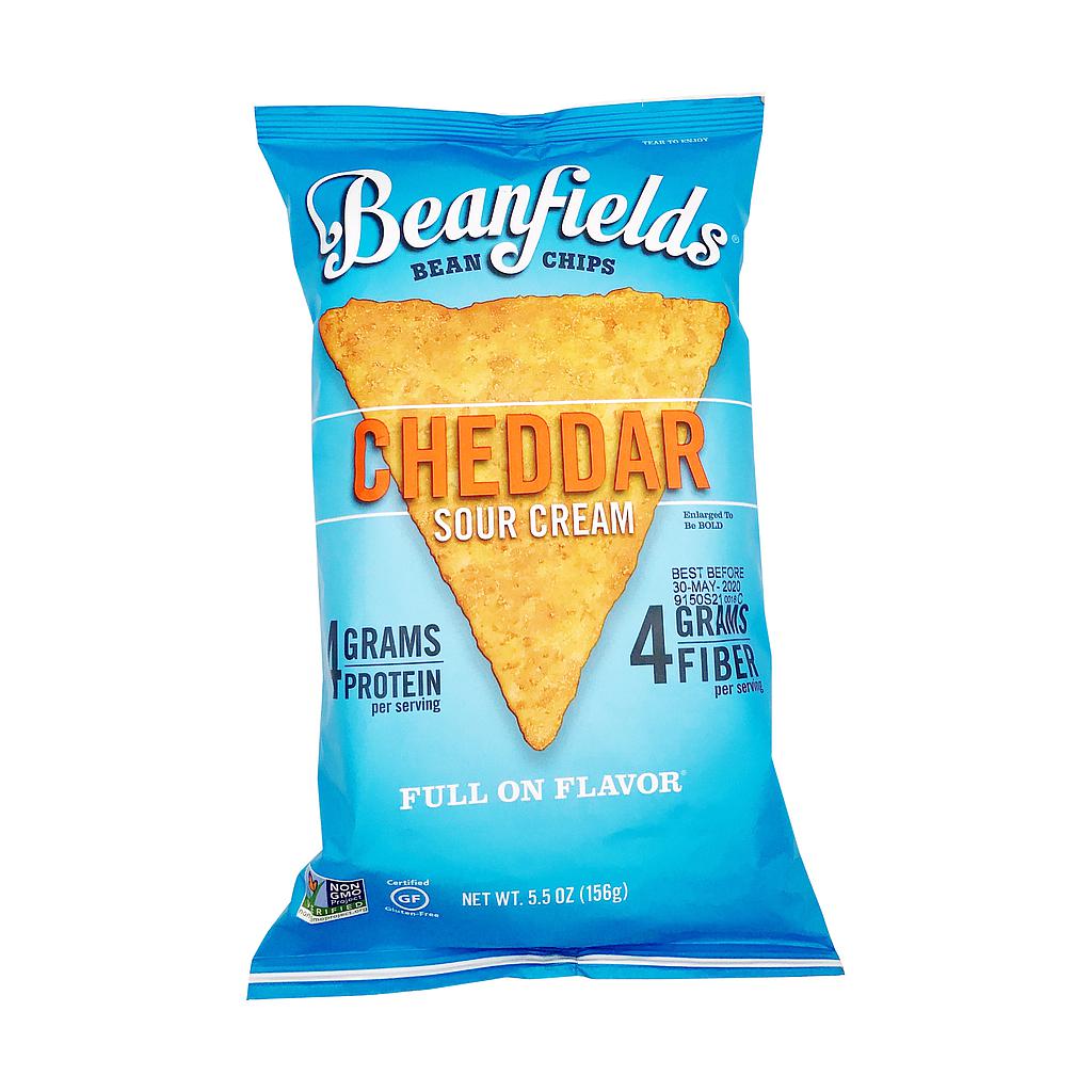 BEANFIELDS CHEDDAR SOUR CREAM 5.5OZ