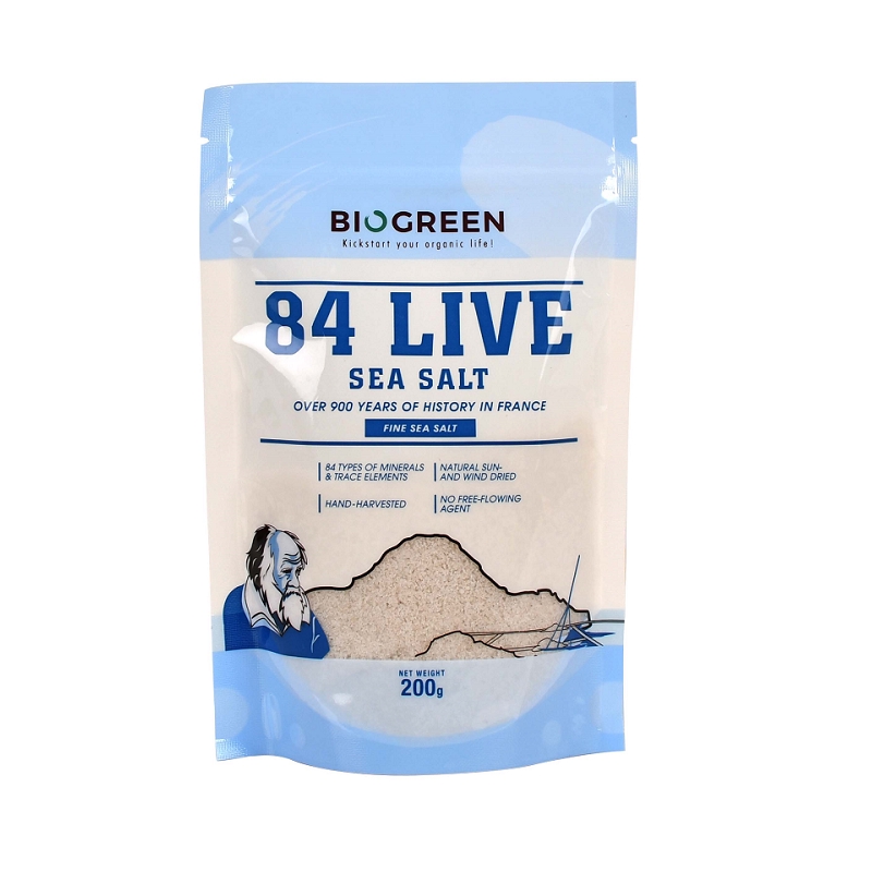 Biogreen 84 Live Sea Salt 200g