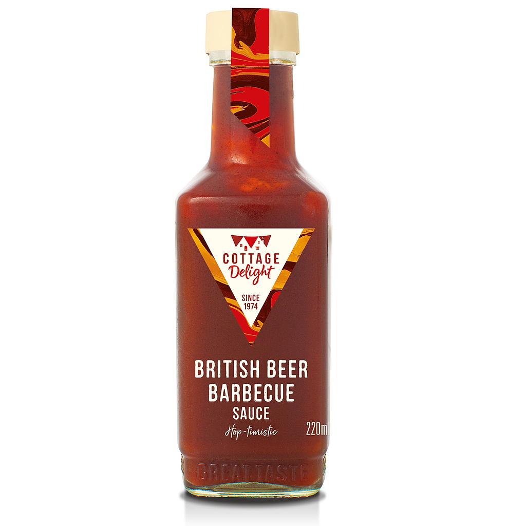 COTTAGE DELIGHT BRITISH BEER BARBECUE SAUCE 220ML