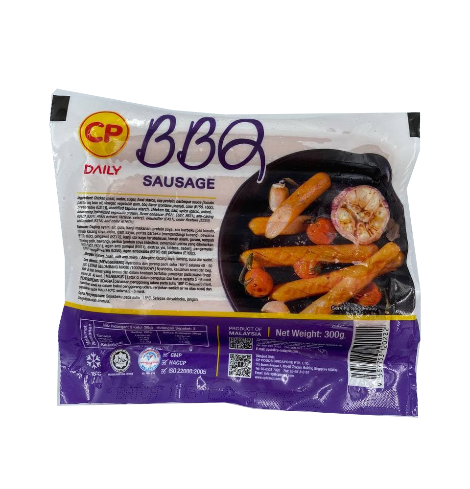 CP BBQ SAUSAGE 300G