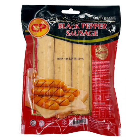 CP BLACK PEPPER PREMIUM SAUSAGE 240G