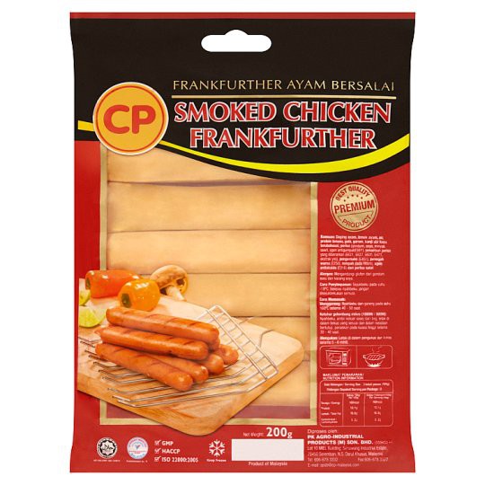 CP PREMIUM SMOKED FRANKFURTER 200G