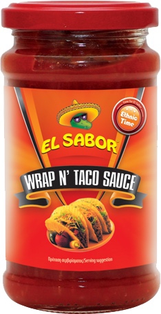 EL SABOR WRAP N' TACO SAUCE 230G