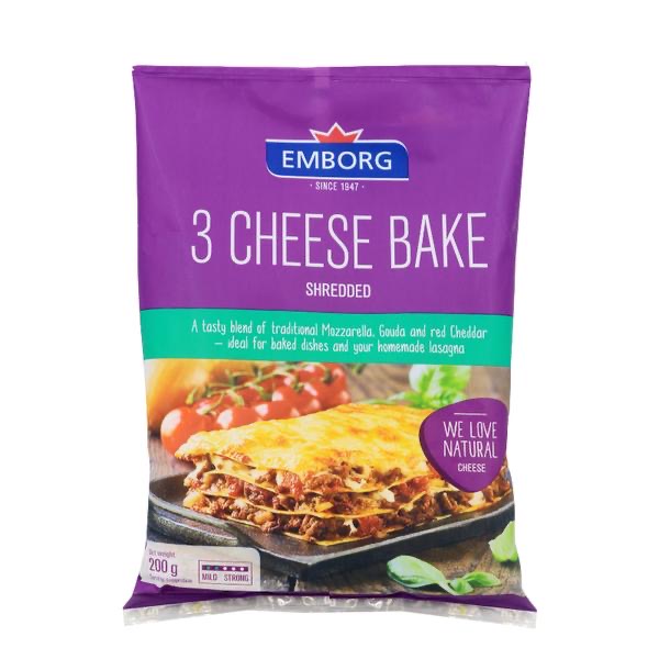 EMB 3 CHEESE BAKE 200G