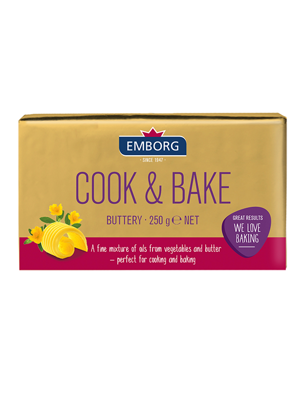 EMBORG COOK &amp; BAKE BUTTER 250G