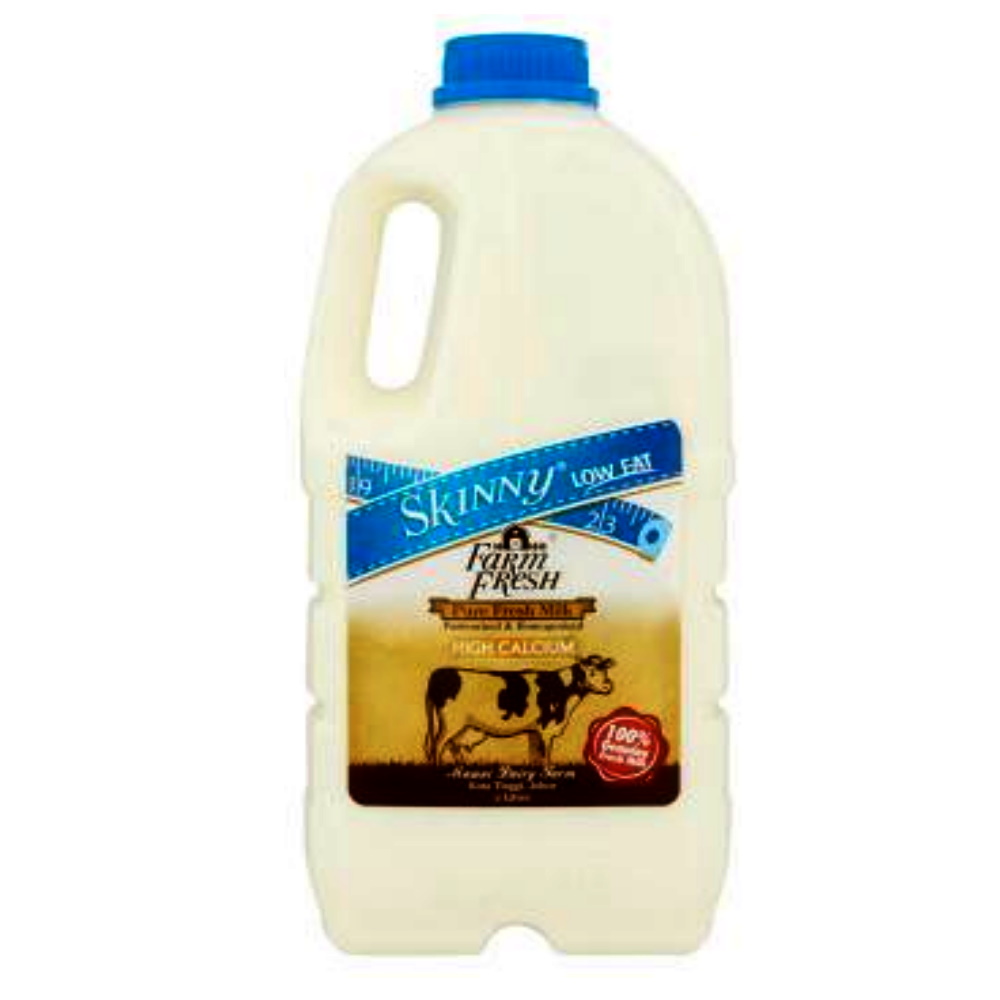 Farm Fresh Skinny Low Fat Milk 2L