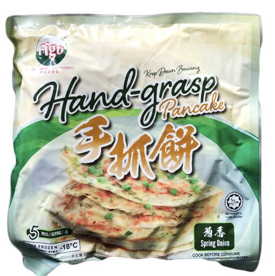 FIGO HAND GRASP PANCAKE - SPRING ONION 600G 葱香手抓饼