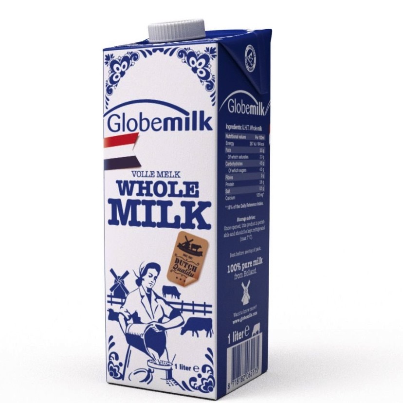 Globemilk Whole Milk 1L