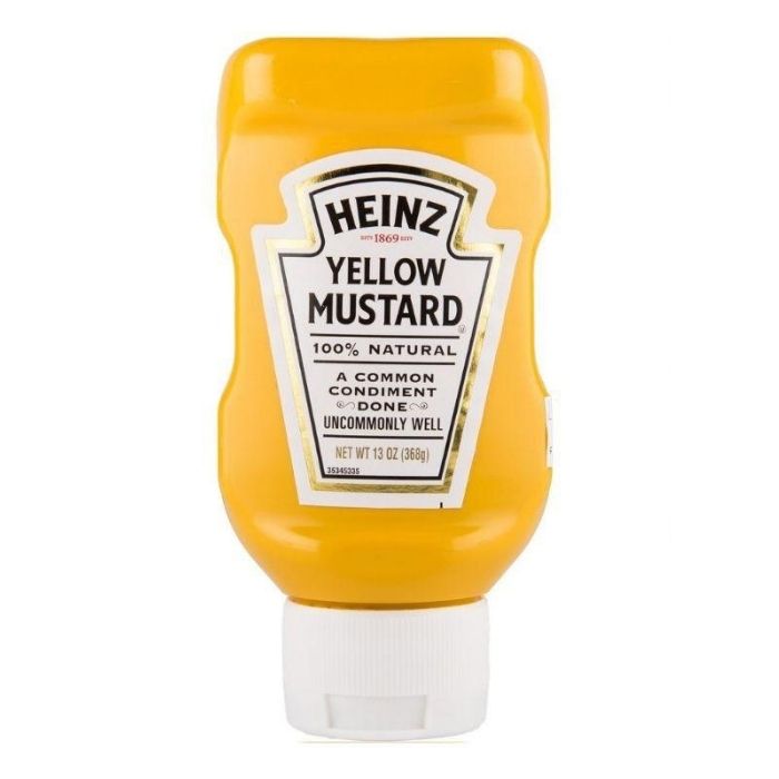 Heinz Yellow Mustard Top-Down 368g