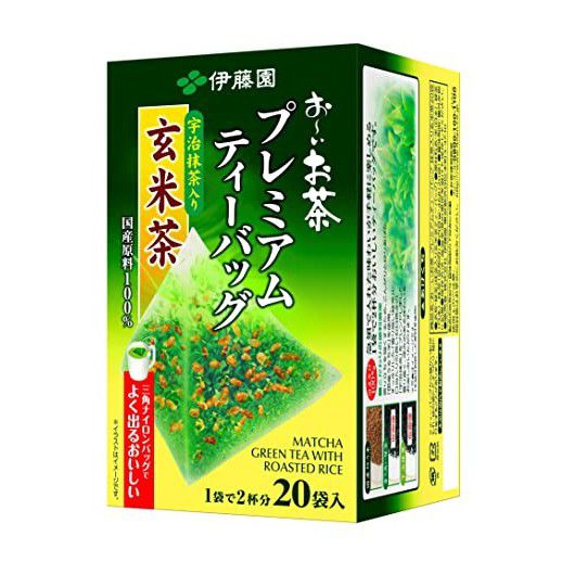 Itoen Premium Genmaicha Tea 玄米茶茶包 2.3Gx20