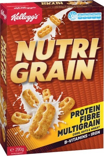 KELLOGGS CEREAL NUTRI GRAIN 290G