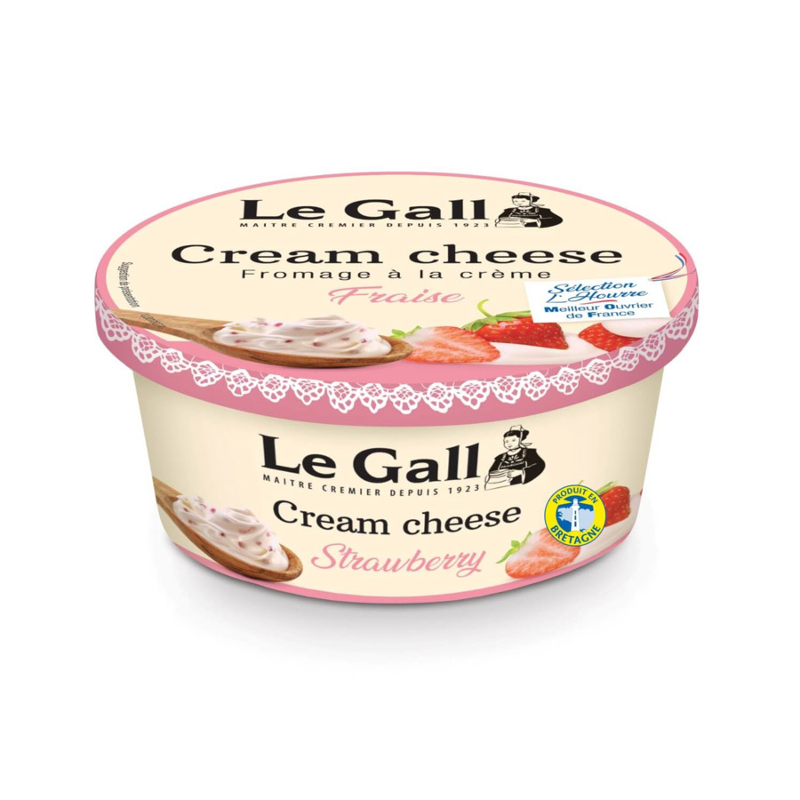 Le Gall Strawberry Spreadable Cream Cheese 150g
