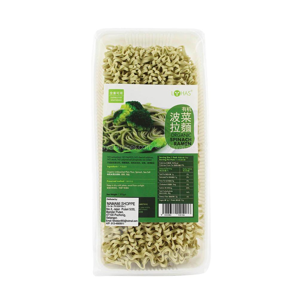 Lohas ORG Ramen 有机菠菜拉面 280g