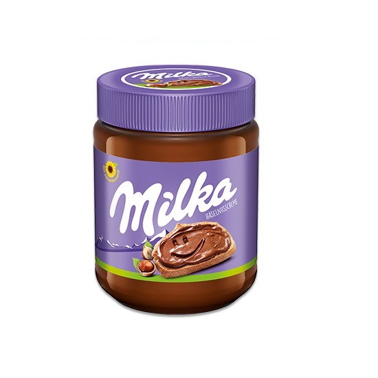 MILKA HAZELNUT SPREAD GLASS 350G