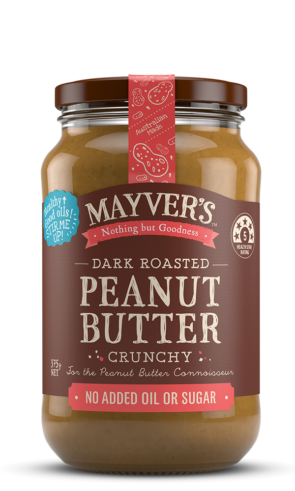 Mayver's Dark Roast Crunchy 375g