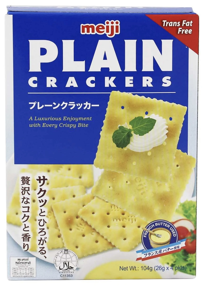 Meiji Plain Cracker 104g