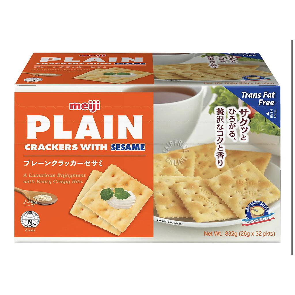 Meiji Plain Cracker w/ Sesame 832g