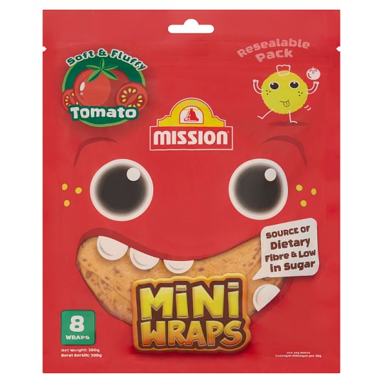 Mission Mini Kids Wrap Tomato