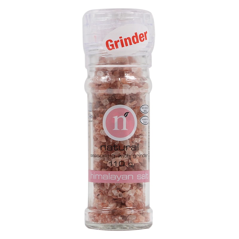 NATURAL HIMALAYAN SALT GRINDER  110G