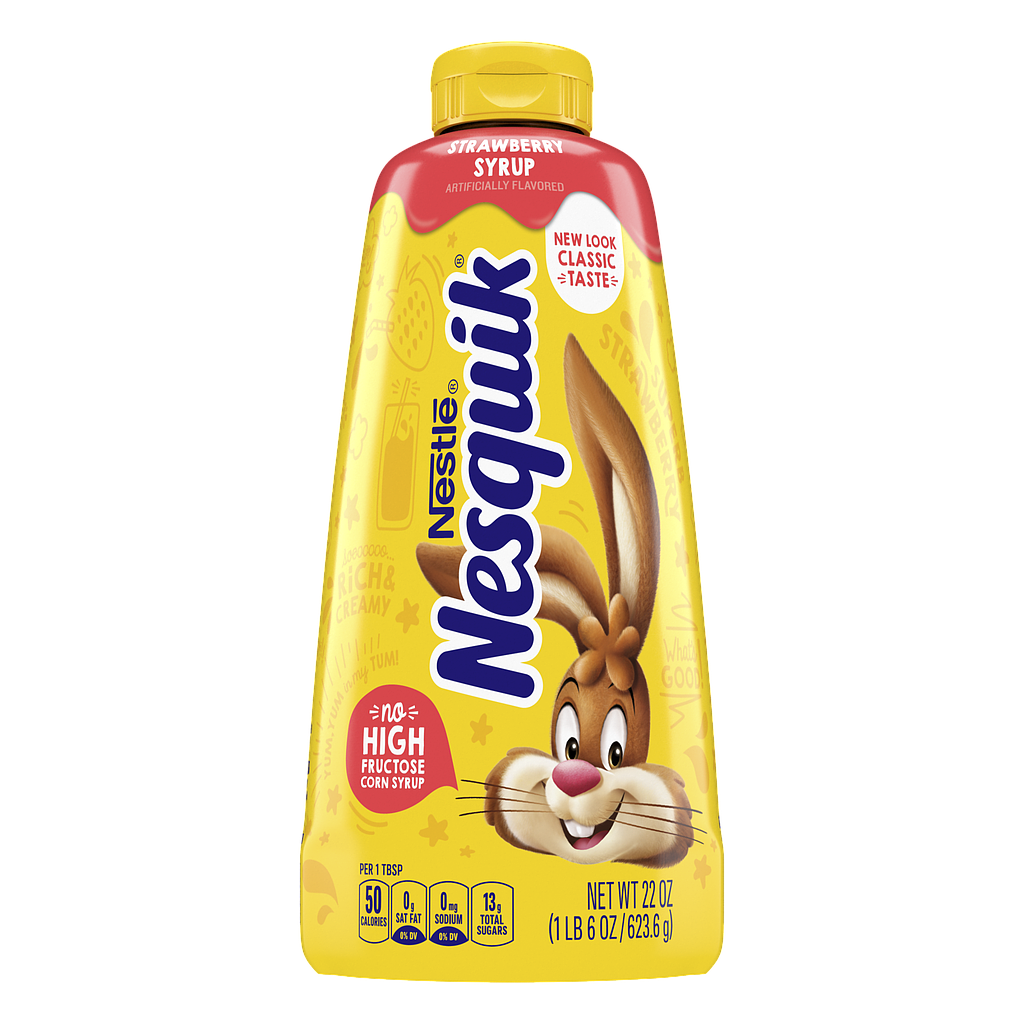 NESQUIK STRAWBERRY SYRUP 22OZ