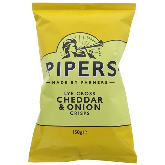 Piper Crisp Cheddar & Onion 150g