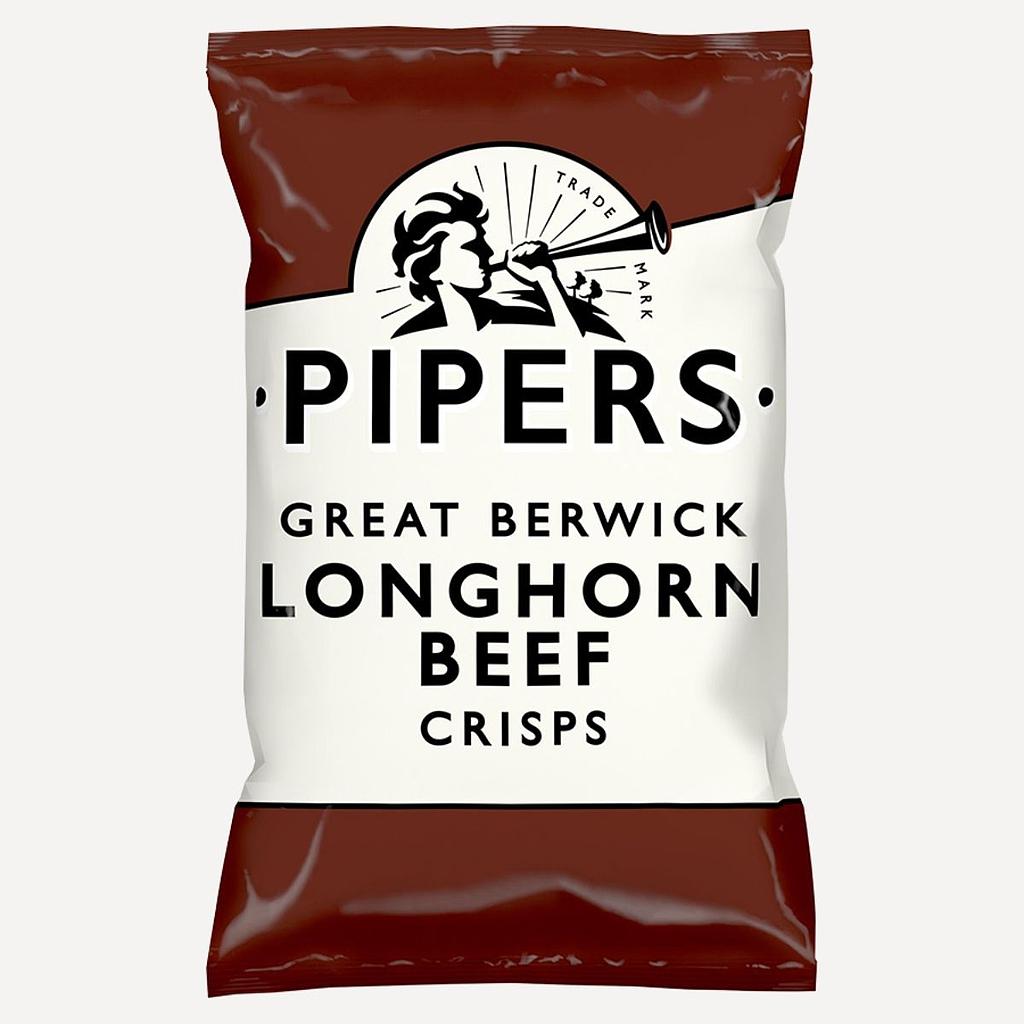 Piper Crisp Great Berwick Longhorn Beef 150g