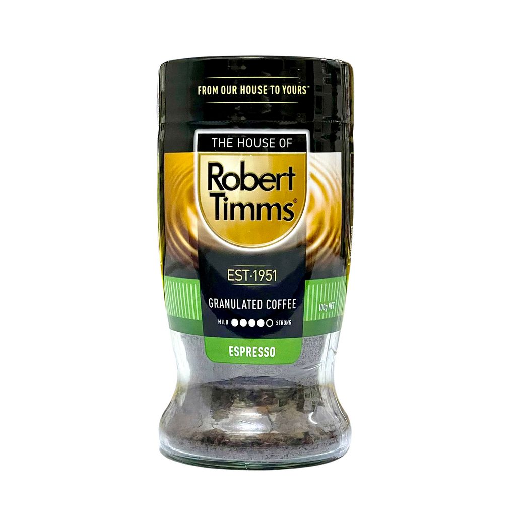 ROBERT TIMMS GRANULATED INST COFFEE 100G