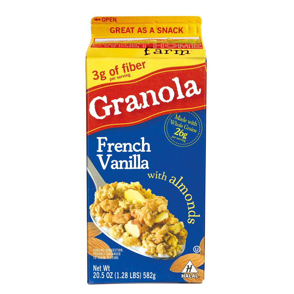 SHF FRENCH VANILLA WITH ALMONDS Granola 682g