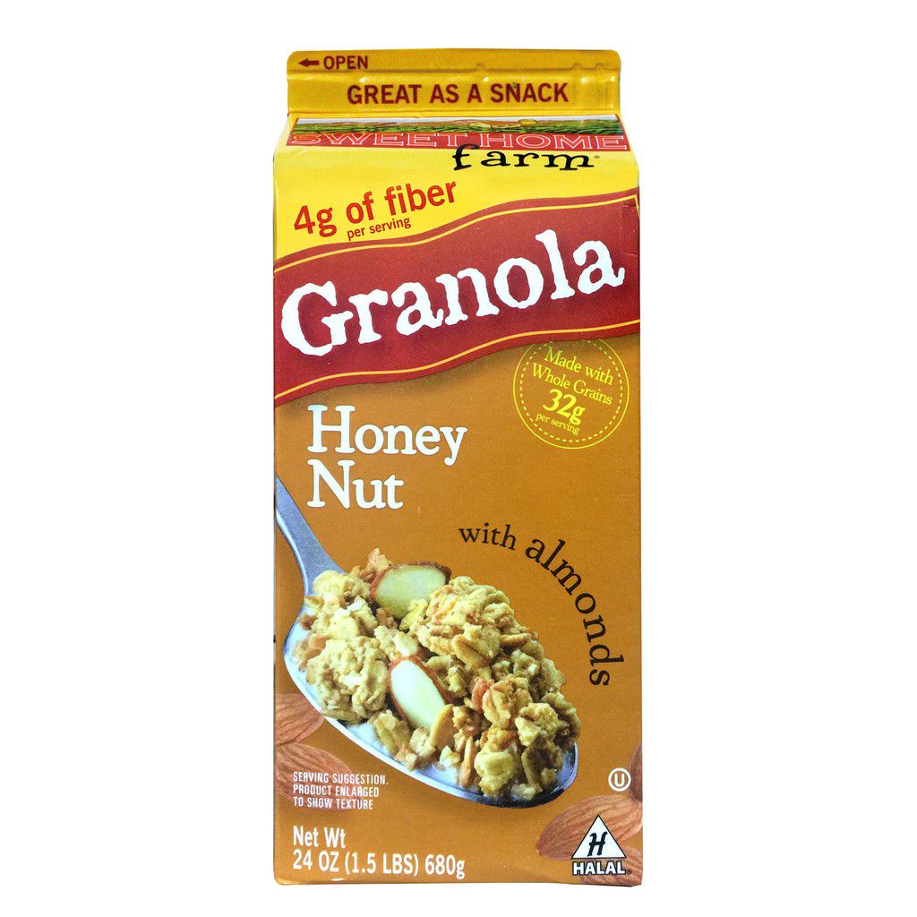 SHF Honey Nut w/Almonds Granola 682g