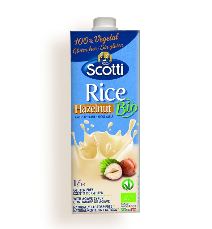 Scotti Rice Drink w/ Hazelnut Bio 1L