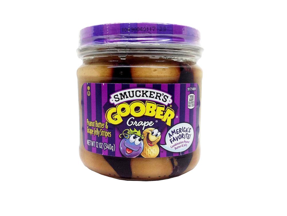 Smuckers Goober Peanut Butter Jam - Grape 340g