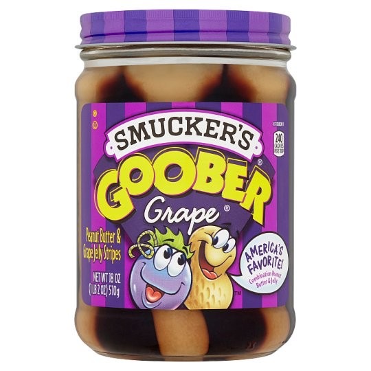 Smuckers Goober Peanut Butter Jam - Grape 510g