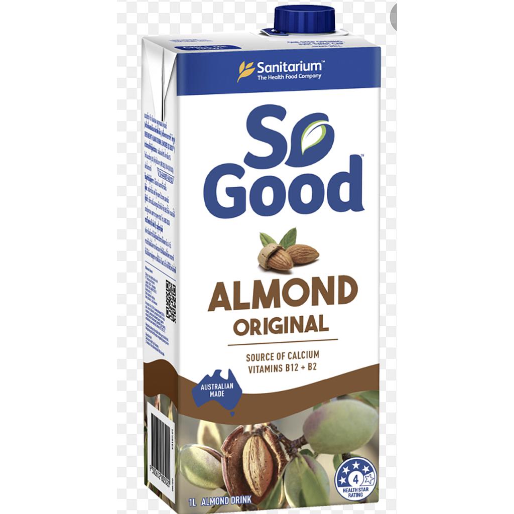 So Good Original Almond Milk 1L