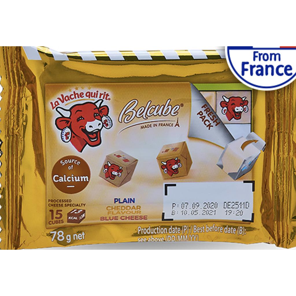 The Laughing Cow Belcube Cheese 15C (Yellow)