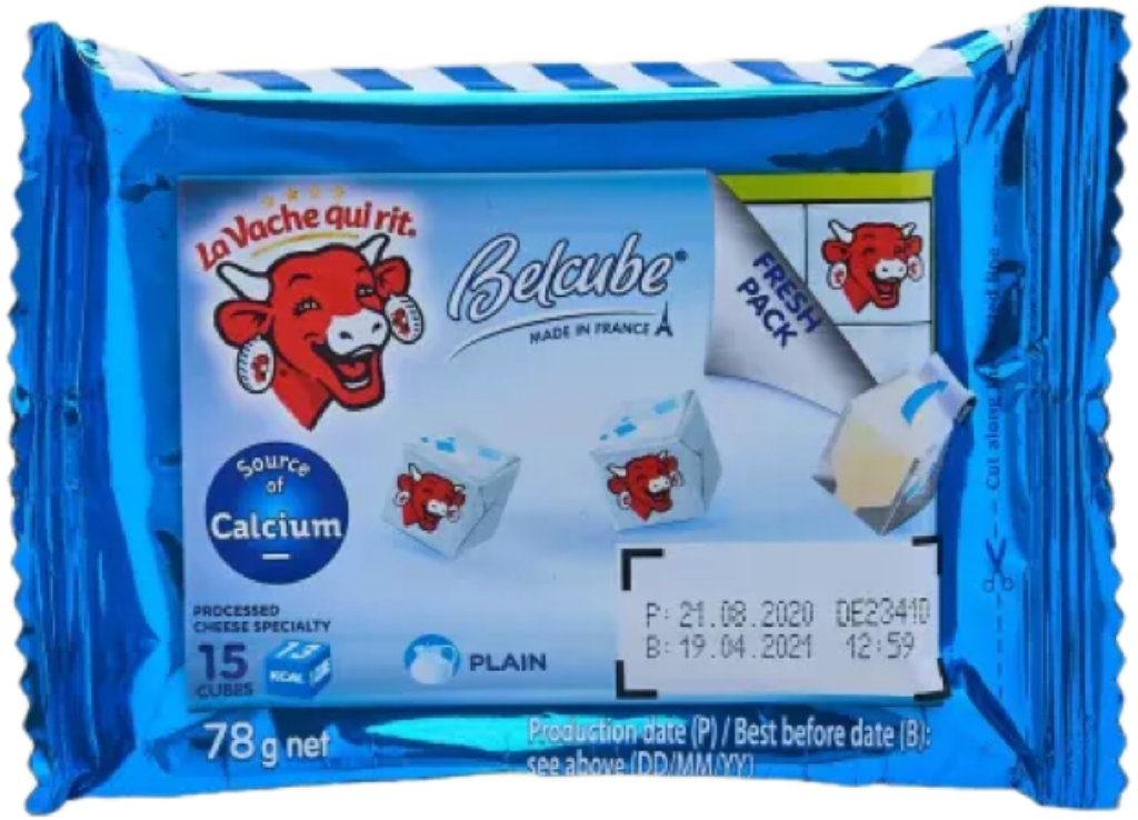 The Laughing Cow Belcube Plain 15C (Blue)