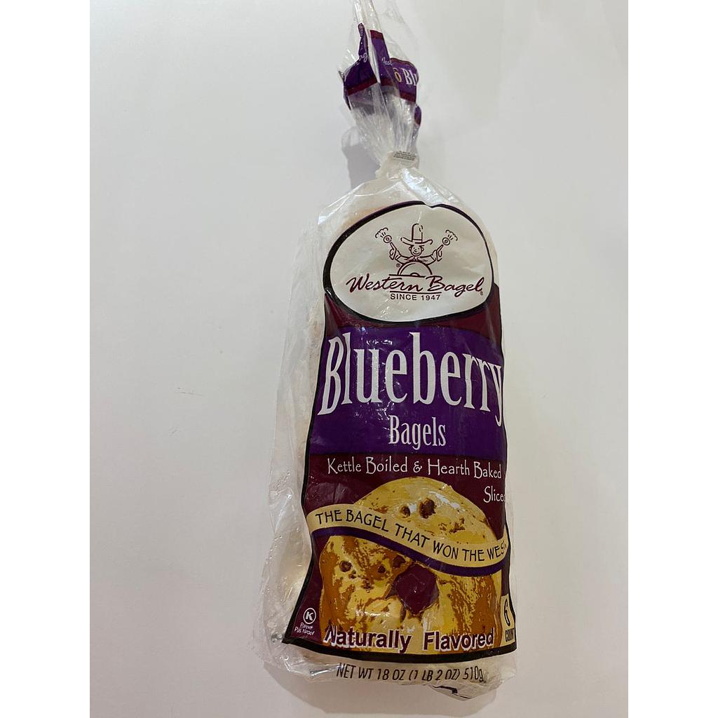 Western Bagel 6pcs Blueberry Bagel 510g