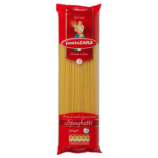 Pasta Zara Spaghetti 003 500g