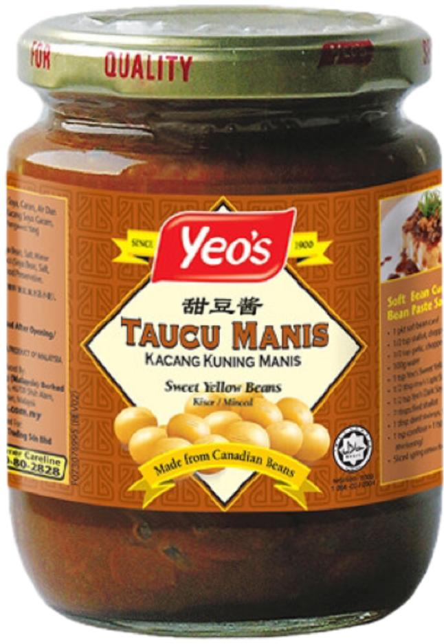 小罐甜豆酱250g (Yeo's)