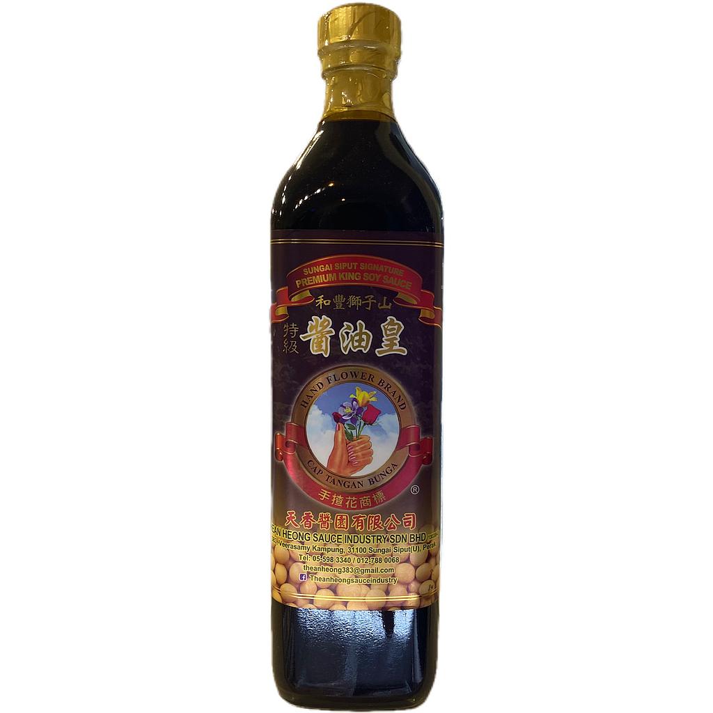 手楂花狮子山特级酱油皇750ml