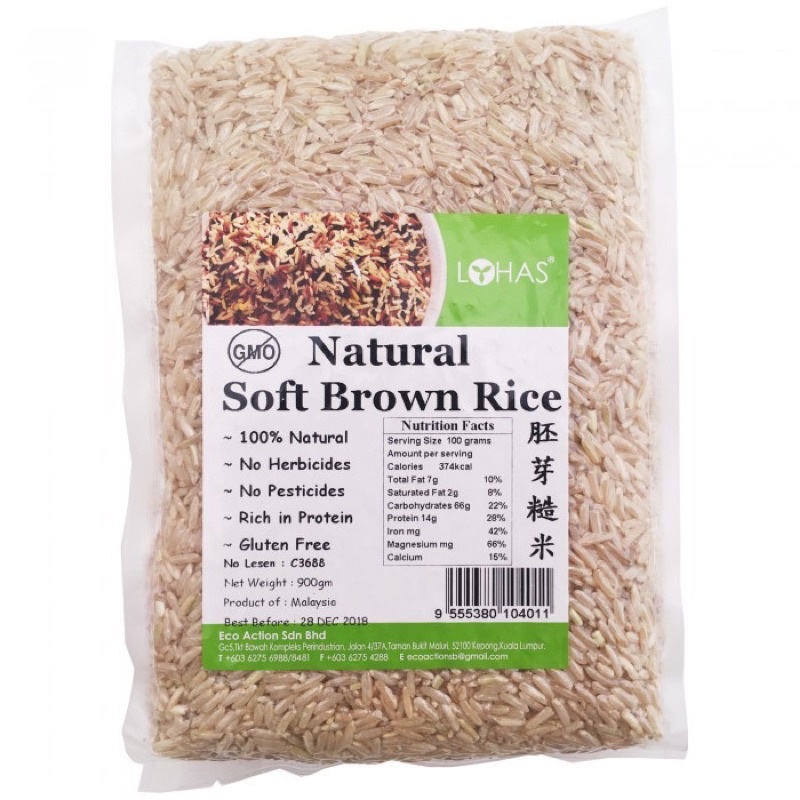 Lohas Soft Brown Rice胚芽糙米900g