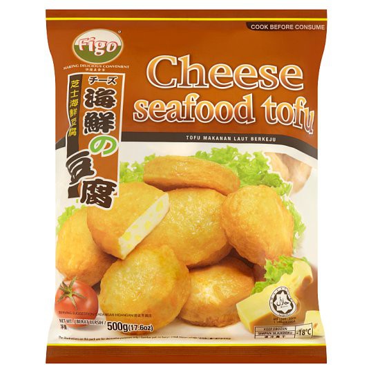 FIGO CHEESE SEAFOOD TOFU 芝士海鲜豆腐 500G