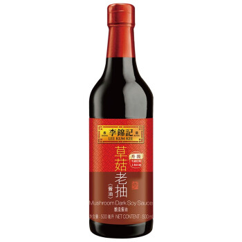 LKK MUSHROOM FLV DARK SOY SAUCE 李锦记草菇老抽500ml