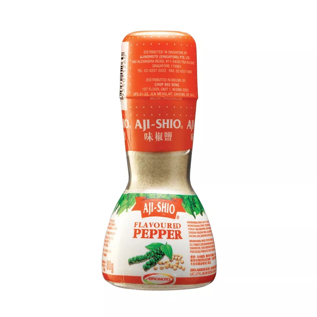 Ajishio Pepper 风味白胡椒盐 80g
