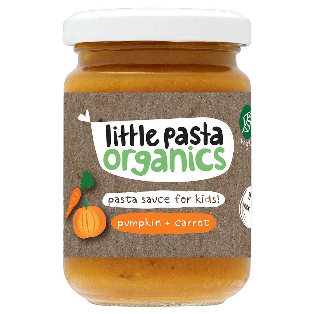 Little Pasta Organic Pumpkin &amp; Carrot Sauce 130g