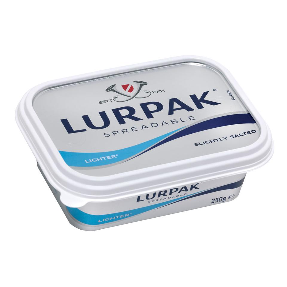 Lurpak Salted Spreadable Butter Lighter 250g