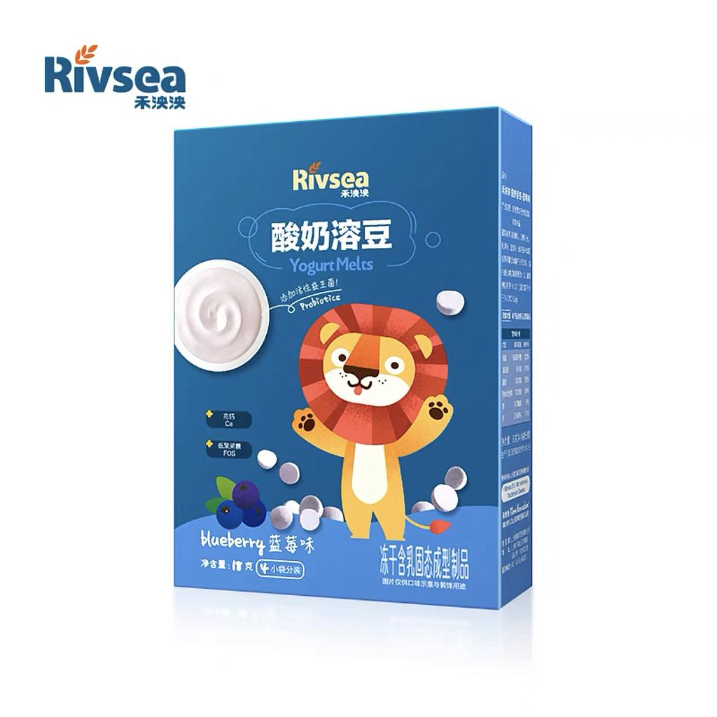 Rivsea 益生菌酸奶溶豆 - 蓝莓味 18g