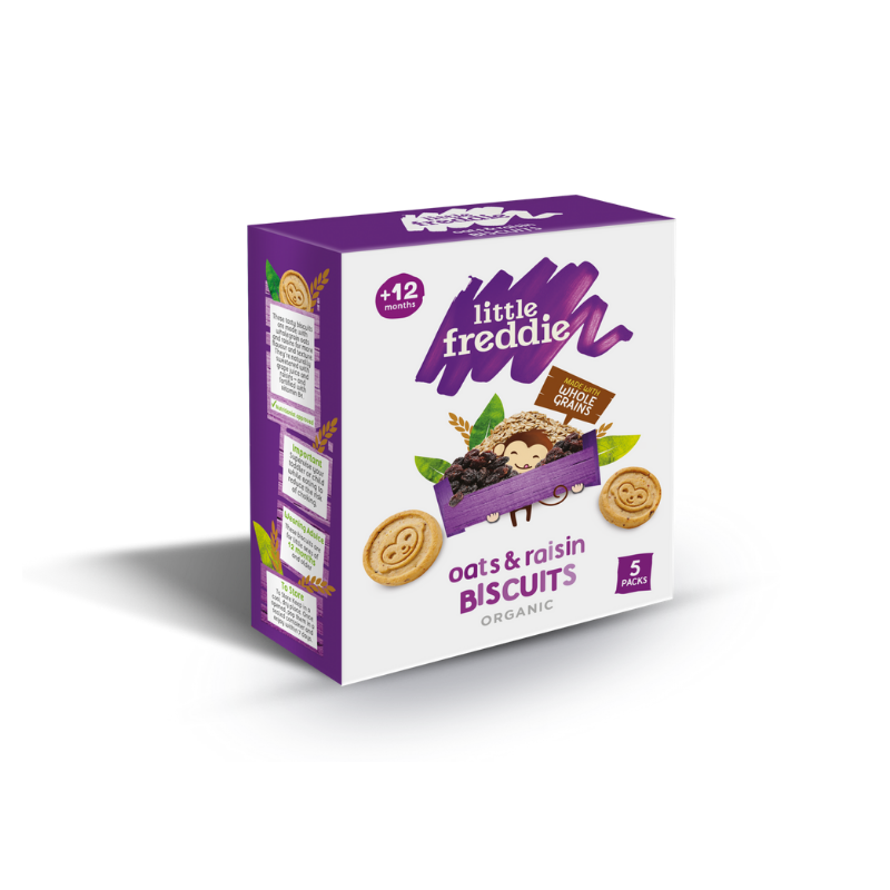 Little Freddie Biscuits - Oat & Raisin 80g