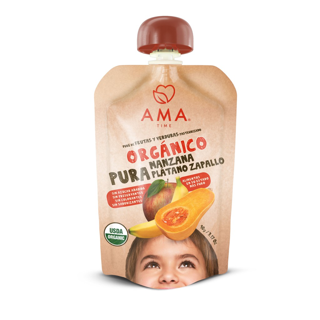 AMA Puree - Apple, Banana & Butternut 90g