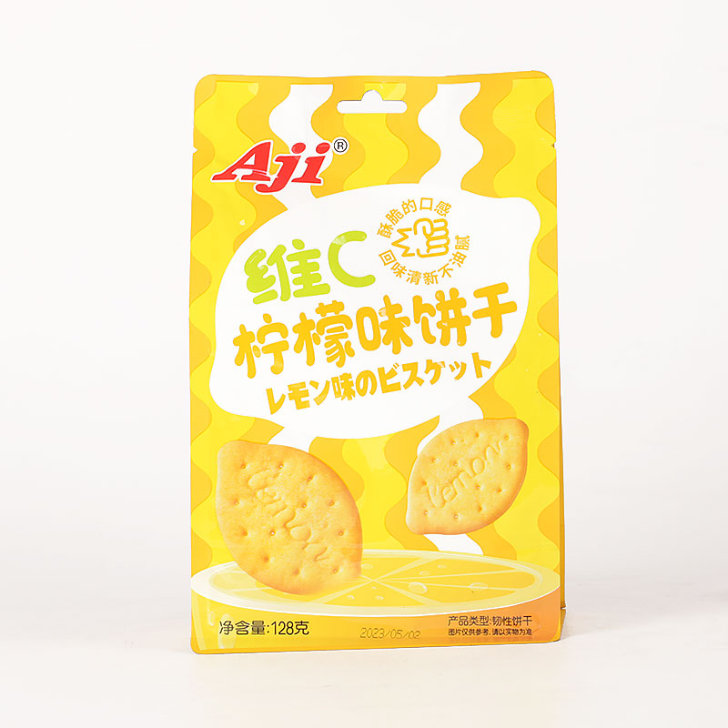 Aji 维C柠檬味饼干 Vitamin C Lemon Flvr Cookies 128g